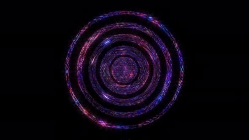 schwarzer Hintergrund. Zur Schau, bunte helle Ornamente. runde Form