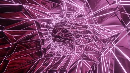 Ein heller und interessanter Tunnel