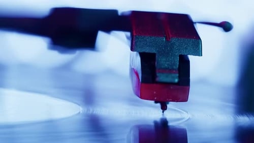 Vinyl Record Closeup