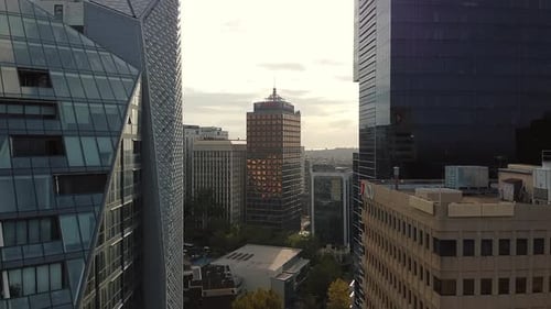 Aerial View of Sydney Australia and City Buildings
