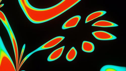 Flowing Abstract Background VJ Loop 02