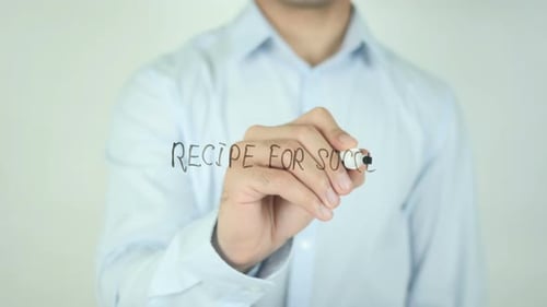 Recipe for Success, Writing On Screen