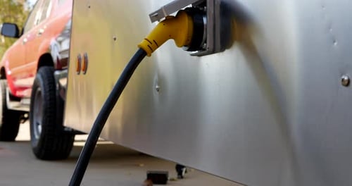 Vehicle and Trailer Electric Plug Connection