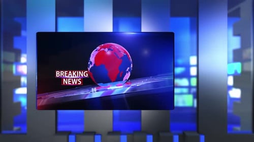 Virtuelles Fernsehstudio Background Loop N103