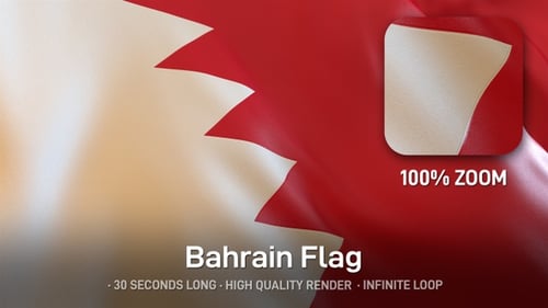 Flagge Bahrains
