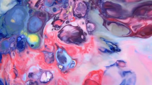 Diffusion abstrakter Farben