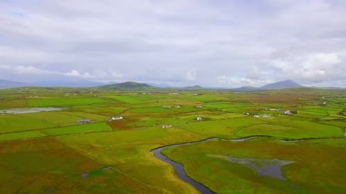Beautiful landscape on a sunny day 4k