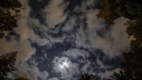 Mond & Wolken