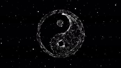 Trapcode Form Yin-Yang Schwarz und Weiß Ver. 3