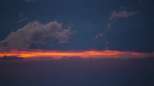 Beautiful Sunset Sky with Clouds, Time Lapse, Sunrise Sky, Twilight, Storm Weather
