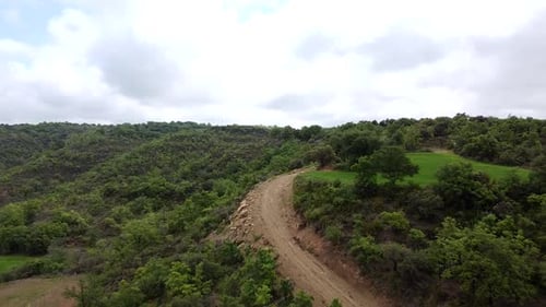 Hills In Spain Aerial View