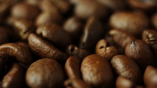 Rotation von aromatisch gerösteten Kaffee