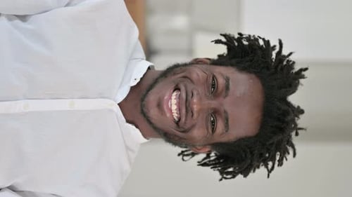Man Portrait Smiling in White Shirt Close Up