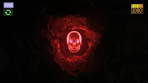 Halloween Mystery Totenkopfhöhle A9