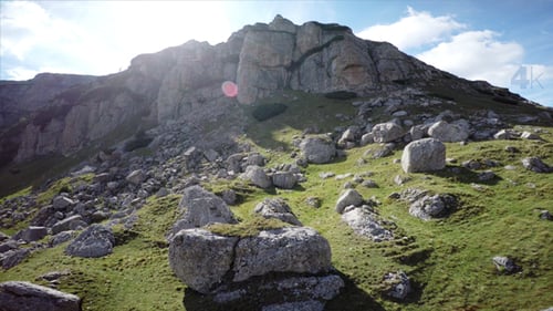 Fallen Rocks in the Valley