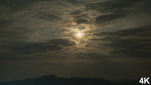 Moon Night Sky