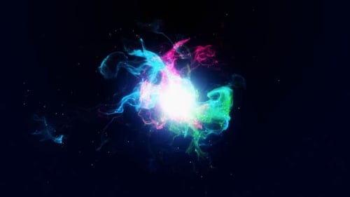 Vibrant Particle Logo Reveal