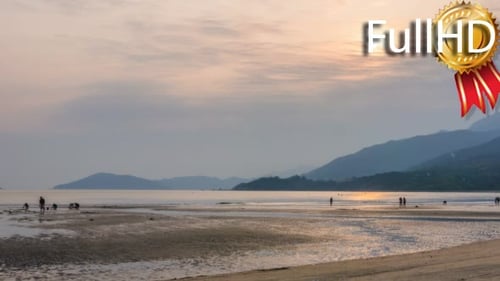 Sunset at Pui o Beach, Hong Kong, Lantau Island