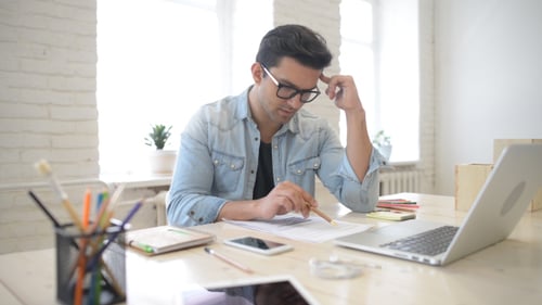 Office Work, Reading Documents