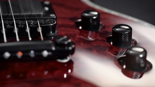Extreme Of An Electric Guitar.