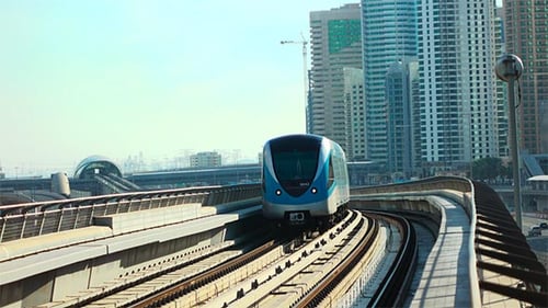 Metro Venha para a estação