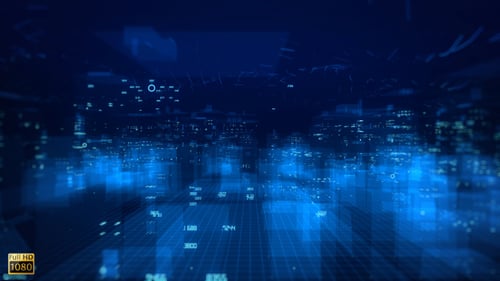 City Light Tech Digital Background