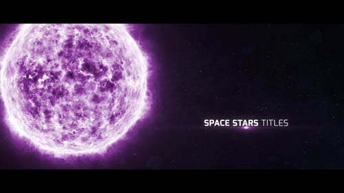 Cinematic Space Star Titles Opener