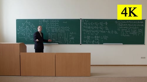 Lecturer at the University Leads the Lesson