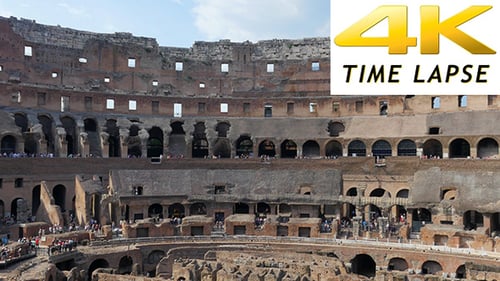 View of Colosseum at Day Time, Rome, Italy