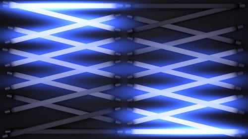 Neonlicht-Panel