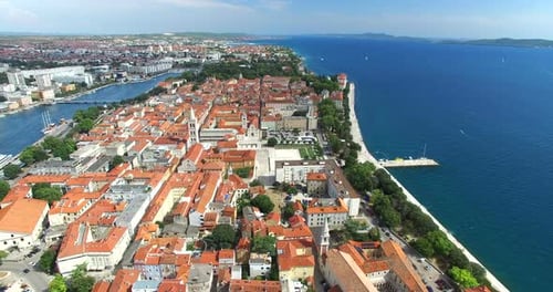 Aerial View Of Zadar, Croatia 1