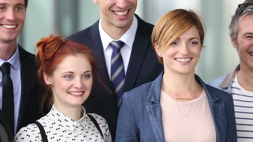 Portrait Of Young Business People Smiling 1