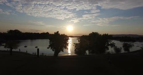 Sunset On Jarun Lake 1