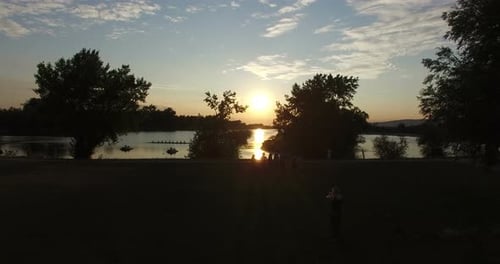 Sunset On Jarun Lake 4