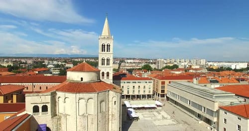 Aerial View Of Old Town Of Zadar, Croatia 5