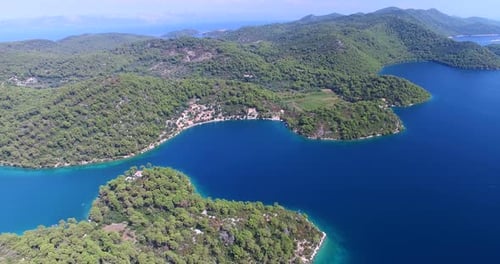Aerial View Of Beautiful Mljet Island, Croatia 4