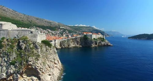 Aerial View Of Beautiful Old Town Of Dubrovnik 2