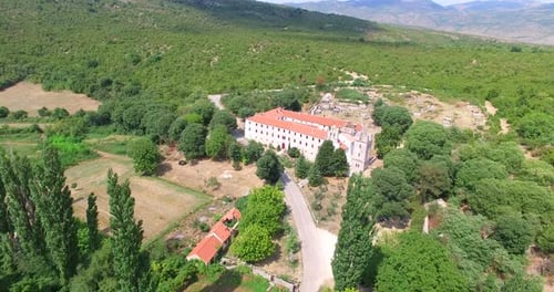 Aerial View Of Krupa Monastery, Croatia 2