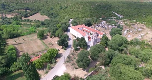 Aerial View Of Krupa Monastery, Croatia 5