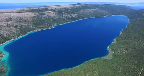 Aerial View Of Lake Vrana, Largest Lake In Croatia 5