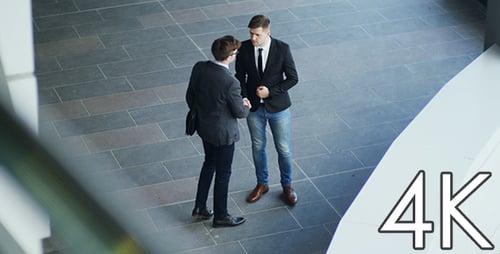 Treffen Sie sich im Business Center