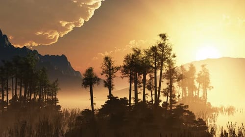 Islands With Trees On Lake 5