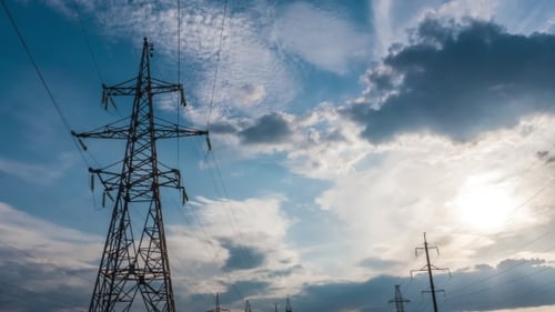 Electricity Power Station At a Sunset 3