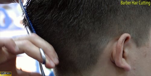 Corte de pelo de barbero