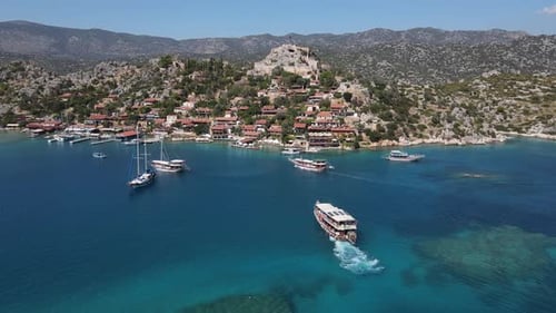 Ship Traffic In Resort