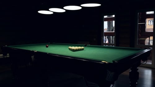 Billiards Table and Balls