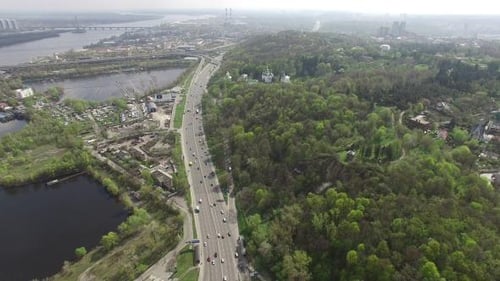 Highway In Green City