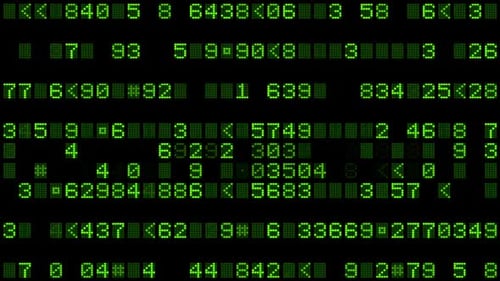 Digitaler Datenbildschirm XII