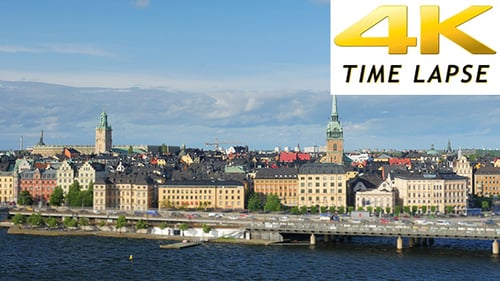 Stockholmer Innenstadt, Blick auf das Stadtzentrum, Schweden