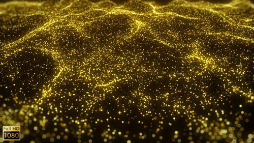 Goldpartikelfluss